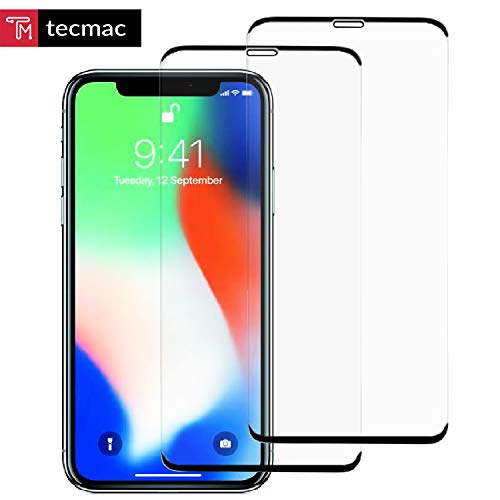 tecmac Screen Protector for iPhone Tempered Glass Easy Installation, 9H Scratch Resistance, Anti Bubble, Protective Film Cover (iPhone 11/ iPhone XR (2Pack))