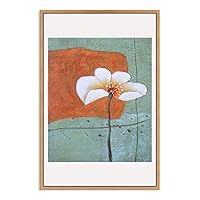 SIGNWIN Framed Canvas Wall Art Beautiful Flower Canvas Prints Home Artwork Decoration for Living Room,Bedroom - 16x24 inches