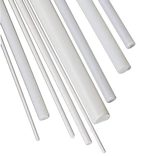 MUSICMEDIC.COM DELRIN ROD STOCK for WOODWIND and BRASS REPAIR. INSTRUMENT REPAIR SUPPLIES (Delrin Rod Stock-White - 3/16