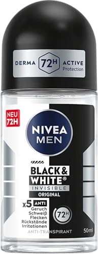 Nivea Men Desodorante redonda Invisible for Black y White Power 50 ml – 1 unidad