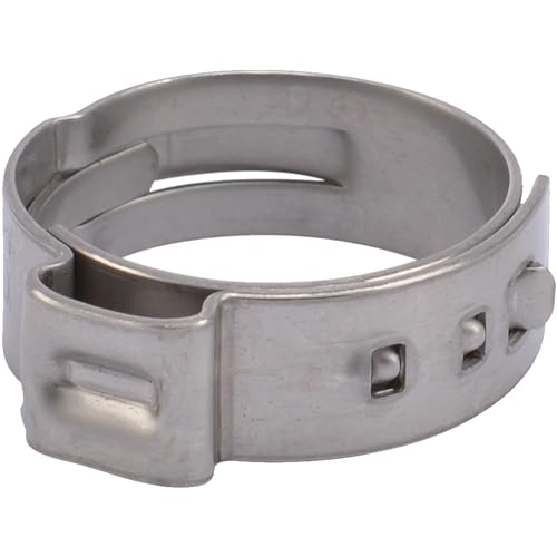 Image of SharkBite 3 /4 Inch Clamp Ring, Stainless Steel Plumbing Fitting, PEX Pipe, PE-RT, UC955A