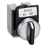 Permet de reporter sur la porte d'un coffret ou d'une armoire électrique la commande d'extinction ou d'allumage des blocs