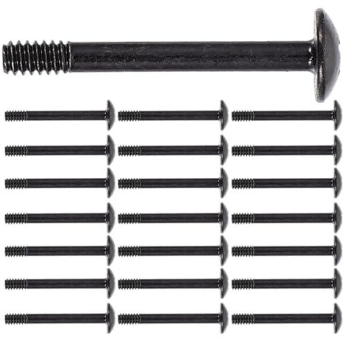 BESPORTBLE Vis Autotaraudeuses Faciles à Utiliser Lot de 30 en Fer Noires pour Ventilateur de Boîtier PC et Radiateur Adaptées pour Usage Professionnel et Personnel