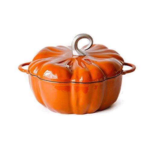Cazuela - Olla Caliente Treat Hot Pot Mantiene Caliente el frío hasta Cazuela aislada con Inserto de Acero Inoxidable, Litro Naranja
