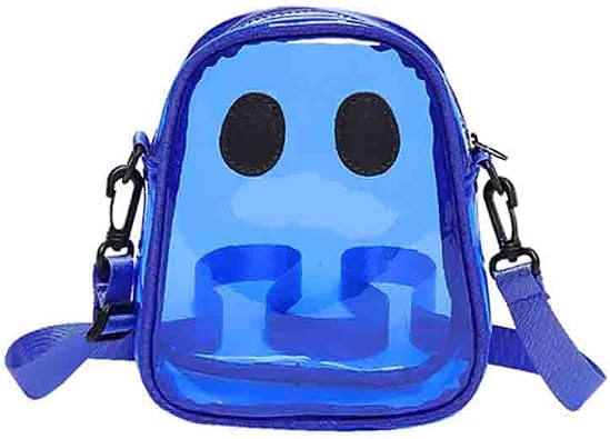 Easter Devil Face Transparent Shoulder Bag, Funny Ghost Spooky Crossbody Bag For Women, Novelty Clear Purse Demon Satchel