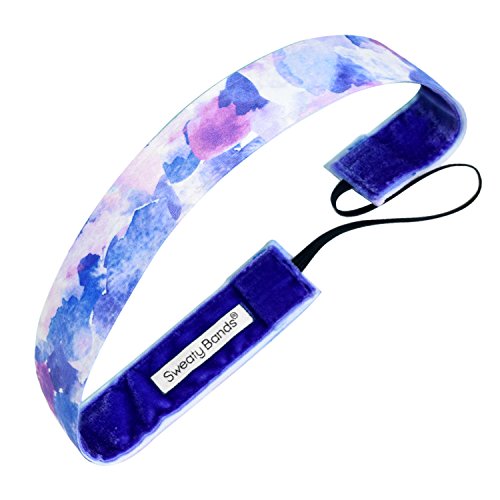 Sweaty Bands Womens Girls Headband - Non-Slip Velvet-Lined Exercise Hairband - Serenity Lavender #TOP19