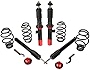 Aintier Full Set Coilovers Struts Height Adjustable Fit for 2011-2016 for Volkswagen for Jetta, 2010-2014 for Volkswagen Golf, 2010-2014 for Volkswagen GTI - Red