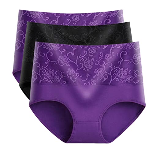 Culotte coton douce grande taille lot de 3 slips enveloppants