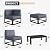 Vakollia 11 Pieces Aluminum Patio Furniture Set with Coffee Table, Metal Outdoor Conversation Sofa Set witVah Seating Cushions