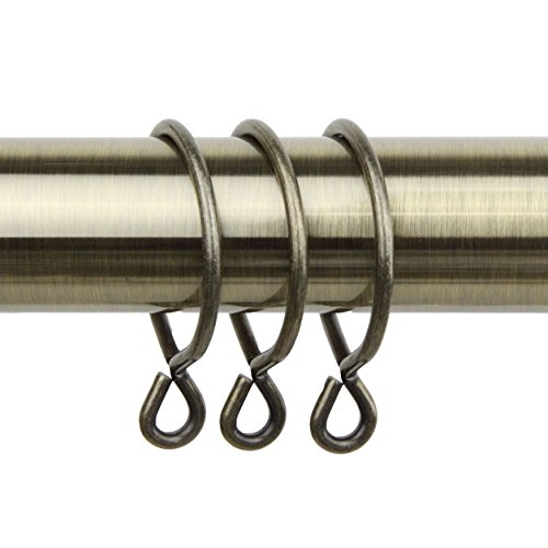 A&F Rod Decor - 10 Curtain Eyelet Rings 1-3/4 inch Antique Brass