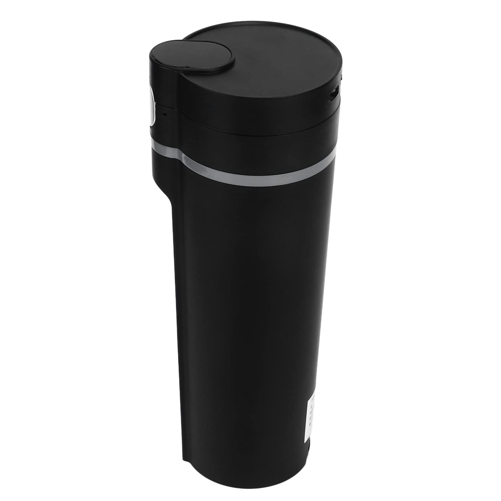 KIMISS Taza de Viaje con Calefacción Eléctrica de 450 Ml con Control de Temperatura, Taza de café con Calefacción de bajo Ruido para Viajar, Acampar - Negro