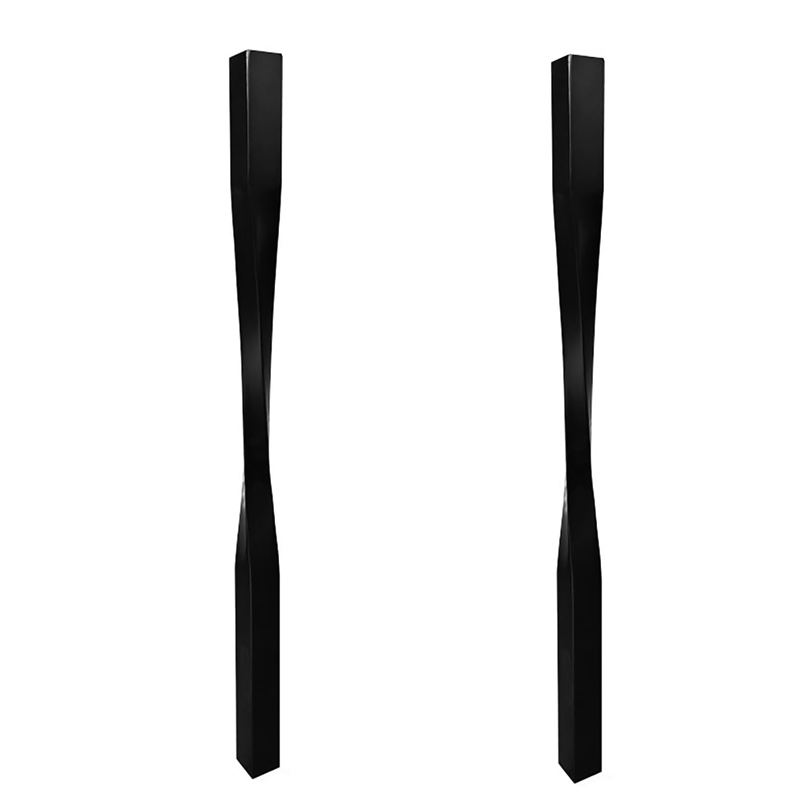 Attic Balusters for Interior Staircase, Solid Wooden Twist Stair Spindles