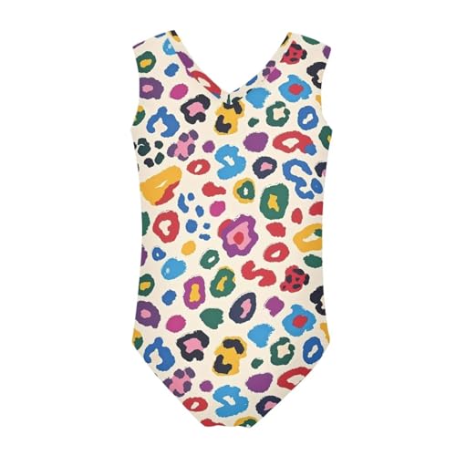 Image of Cartoon Pattern Kids Girls Bathing Suits One Piece Swimsuit Soft & Quick Dry, 5-14Years