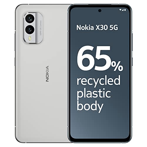 Image of Nokia X30 5G, 6.43 inch FHD+ AMOLED PureDisplay, 90Hz Refresh Rate, 3 Years Android OS and Monthly Security Updates, 50MP PureView OIS Camera | White, 8+256GB