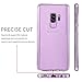 Casetego Compatible with Galaxy S9 Plus Case,360 Full Body Two Piece Slim Crystal Transparent Case with Built-in Screen Protector for Samsung Galaxy S9 Plus-Crystal Clear