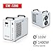 110V 60Hz 0.93HP Water Chiller CW-5200DH Industrial Water Chiller for Spindle/Welding Equipment / CO2 Glass Tube Cooling Chiller - US Stock