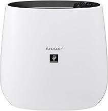 Sharp Air Purifier for Home & Office with Plasmacluster (Removes Bacteria, Virus, Mold, VOCs I JAPAN TECHNOLOGY I Traps 99.97% Pollutants I HEPA, Carbon & Pre Filter I 250 sq.ft. I FP-JA30M-B | White
