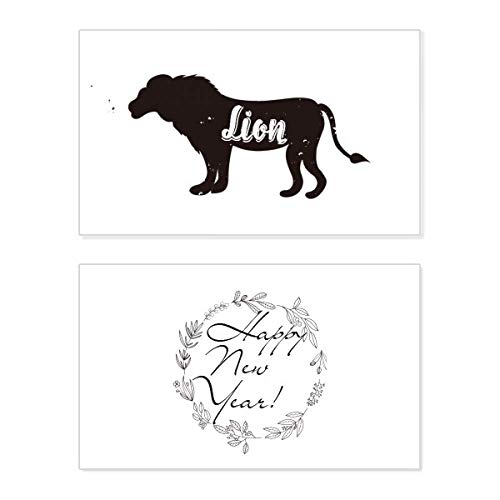 Tarjeta conmemorativa de Año Nuevo ideal para regalar y decorar tu hogar
