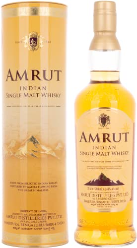 Amrut Indian Single Malt I Whisky I 1x0.7L I Mehrfach ausgezeichnete Amrut Brennerei I Nach alter...