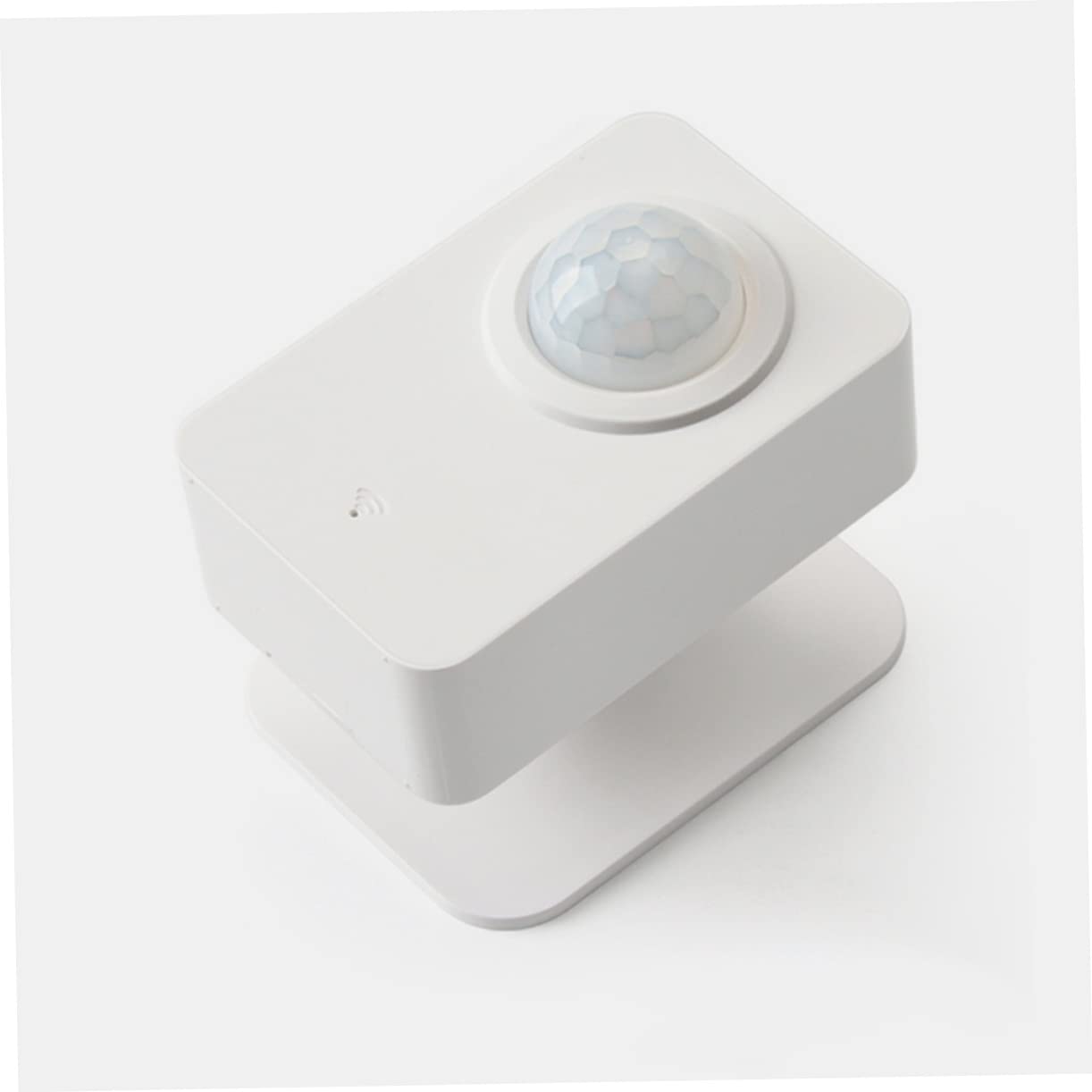 Intelligenter Pir Bewegungsmelder WiFi, Kabelloser Sensor aus Abs | Bewegungserkennung für Menschen und Tiere, Weißes Gehäuse, Einsatz an Tür und Zuhause