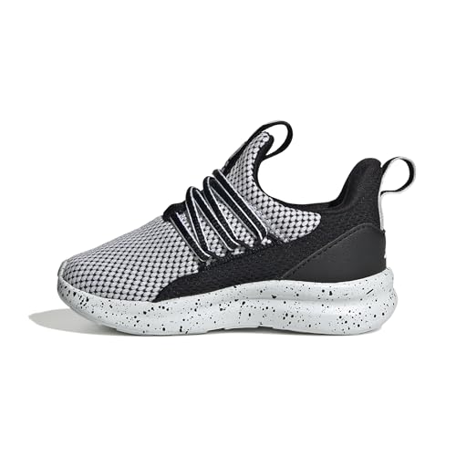 Adidas Unisex-Kids Lite Racer Adapt 7.0, White/Black/Black, 10K