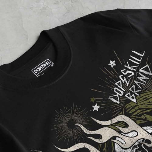 Image of DopeSkill Halloween Graphic Tee Streetwear Hip Hop Hypebeast Unisex T-Shirt Sneaker Colour Matching Shirts Spooky Graphic