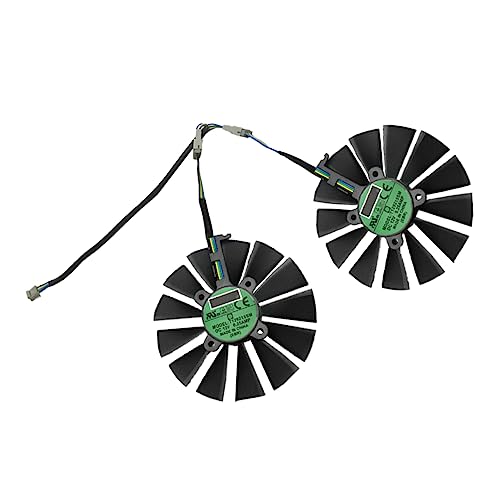 DIYEAH Remplacement de Ventilateur pour Carte Graphique de Ventilateur Broches pour Refroidissement