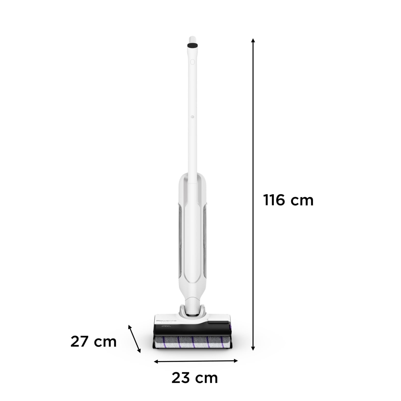 Rowenta X-Clean 10, Aspiradora Fregona Eléctrica Sin Cable, Tecnología Wet & Dry y Dual Edge, Autolimpieza y Secado Automático, Gran autonomía y pantalla LED, Ligera, Flexible, GZ7540WO