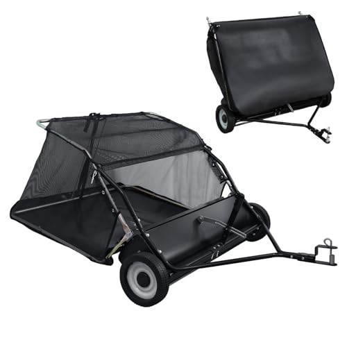 Rodiuiu Tow Behind Lawn Sweeper, 44 in Pull Behind...