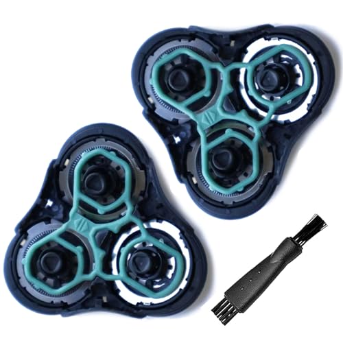[2 Pack] RQ11 Replacement Blades Compatible with Philips Norelco Sensotouch Replacement head for Norelco RQ11 Replacement Heads for Sensotouch 2D Electric Shaver 1100 Series With a Cleaning Brush
