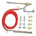 VILLFUL 1set Quick Connect Sandblasting Tool Kit Precision Nozzles Hose and Accessories for Industrial Removal and