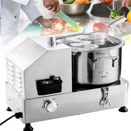 WOTZOV Procesador de Alimentos eléctrico - Picador multifunción de Acero Inoxidable para Carne, Verduras, Frutas, Frutos Secos y Cereales, un ayudante de Cocina eficiente, 12 l