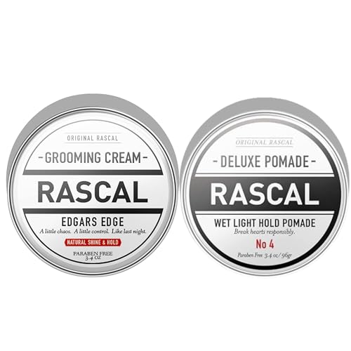Original-Rascal-Edgars-Edge-Grooming-Cream-with-Deluxe-Pomade-for-Men-4-Light-Hold-Hair-Pomade-Promote-Hair-Growth-Health-Shining-Wet-Look-Hair-Molding-Paste-for-All-Hair-Types Original Rascal Edgars Edge Grooming Cream with Deluxe Pomade for Men #4 - Light Hold Hair Pomade - Promote Hair Growth & Health - Shining Wet Look Hair Molding Paste - for All Hair Types - Image 1