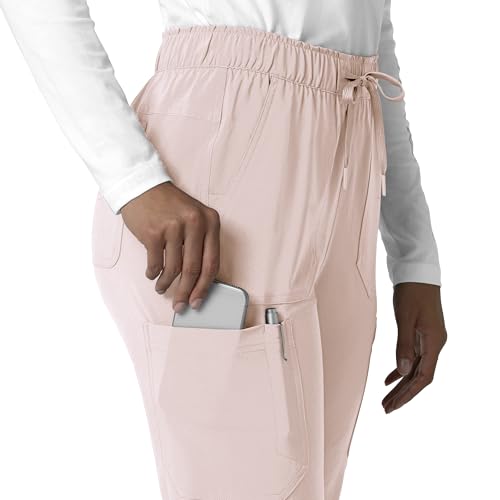 Carhartt Force Cross-Flex Women's Straight Leg Cargo Scrub Pant, Soft Rose - image 9
