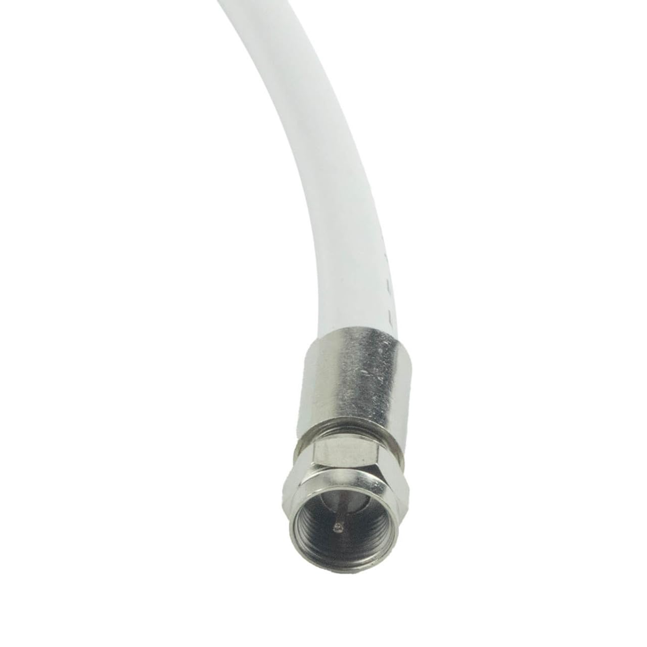 Bolton Technical Cavo coassiale RG6 in PVC bianco, 75 Ohm, da F maschio a FMale per TV, amplificatore segnale decoder via cavo, sistemi satellitari, RF, connessione antenna e modem Internet
