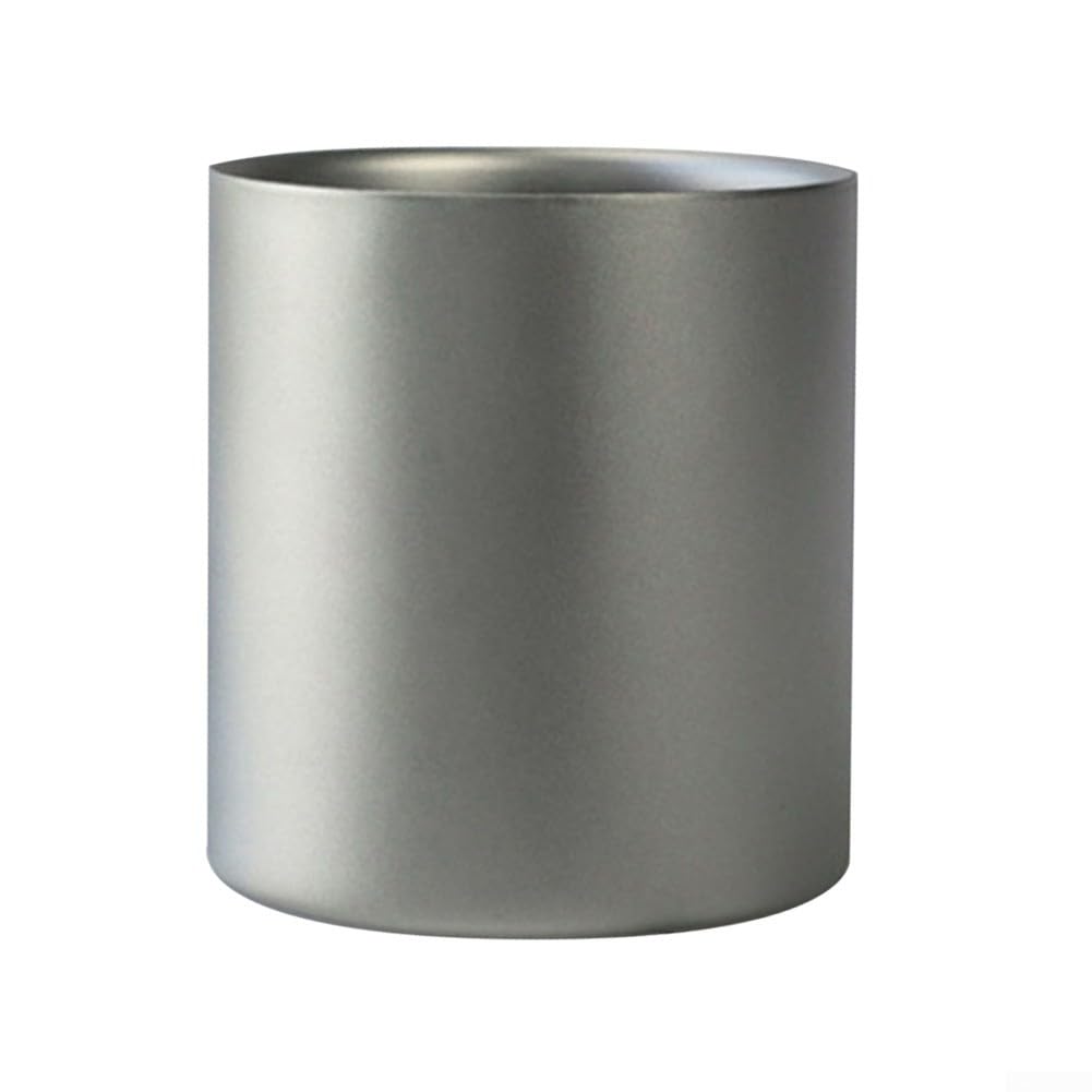 SPORTARC Doppelwandige Titan-Tasse, hält Getränke heiß oder kalt, ideal für Outdoor-Abenteuer (450 ml)