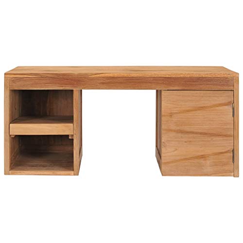 Table basse en bois de teck massif meuble de salon colonial chic luxe - 4