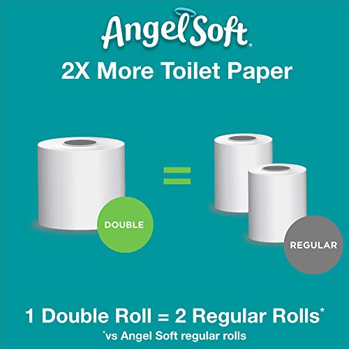Angel Soft® Toilet Paper with Fresh Lavender Scented Tube, 48 Double