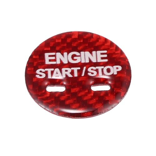 Coque de bouton de démarrage Cadillac Escalade 2015-2023 A ABSOPRO rouge