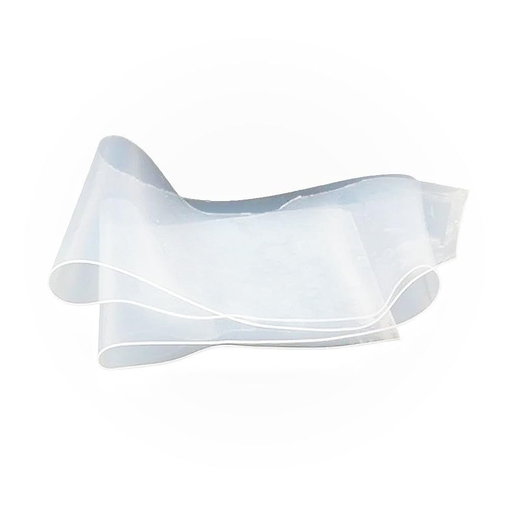 Transparente Silikonkautschukplatte, 500 mm x 500 mm, transparentes Dichtungspad for flexible Abdichtung, 1 Stück(500MM X 500MM X 3MM)