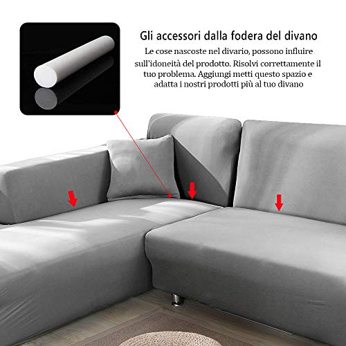 Enjoygoeu Copridivano con Penisola Elasticizzato a...