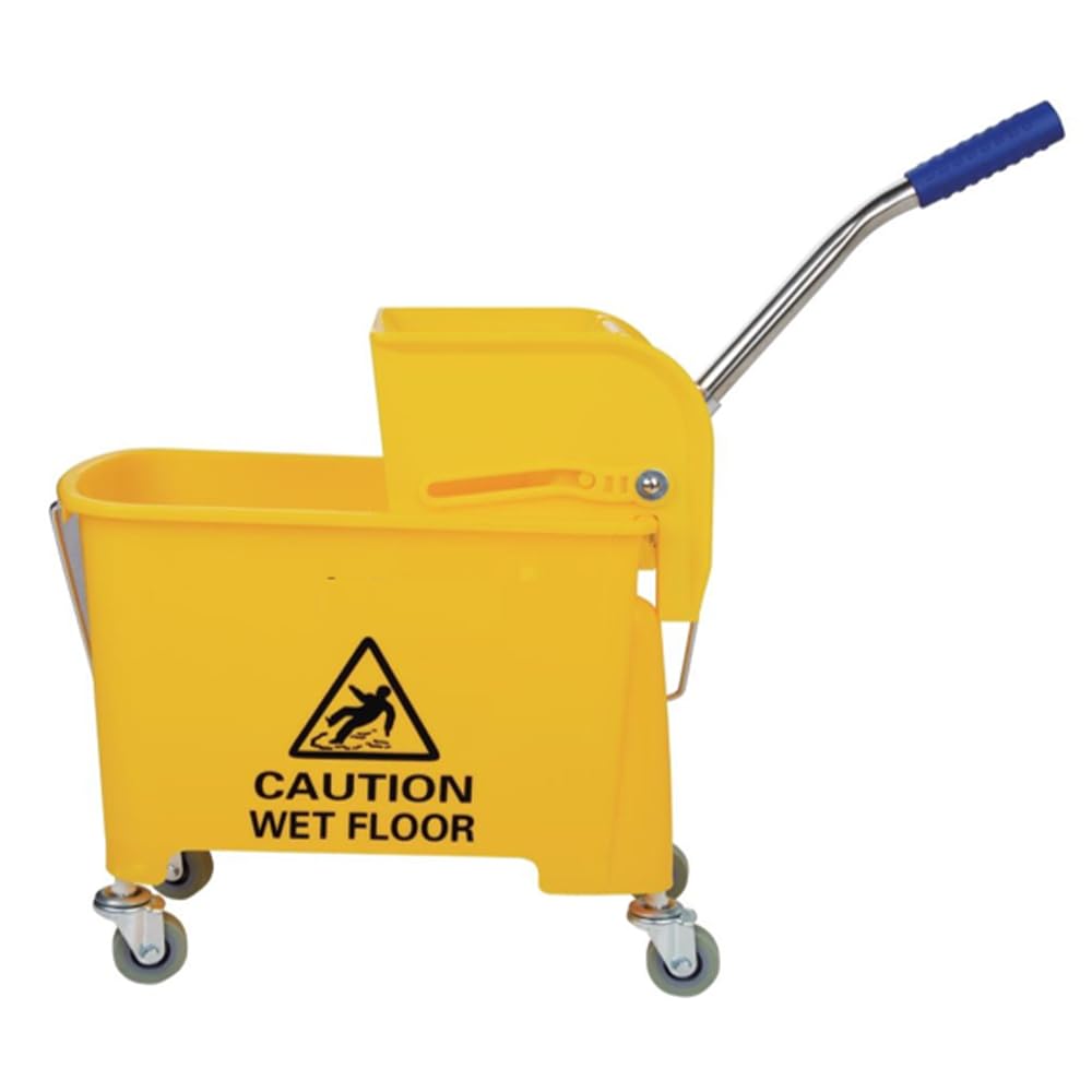 JANIT-X Yellow Colour Coded Mop Bucket & Wringer 17 Litre