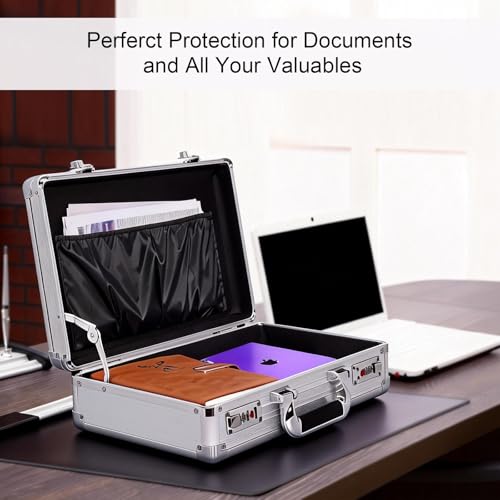 BAGAKE Aluminum Locking Briefcase