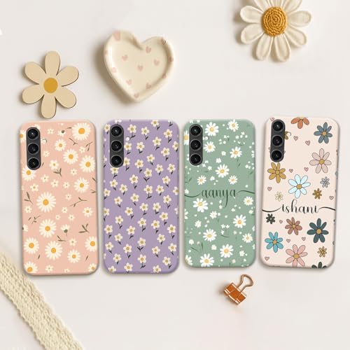 Image of COLORflow Back Cover Compatible with Samsung Galaxy S23 FE 5G | Daisy Garden Customized Back Cover Compatible with Samsung Galaxy S23 FE 5G
