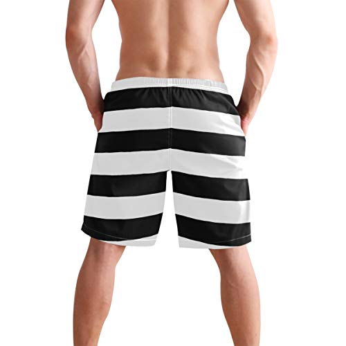 SUABO Mens Swim Trunks Original Pepperoni Pizza Slim Fit Quick Dry Short Swim Trunk with Mesh Lining3