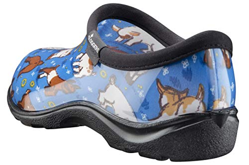 Sloggers Women's Waterproof Rain and Garden Shoe with Comfort Insole, Goats Sky Blue, Size 8, Style 5118GOBL08 - Image 2