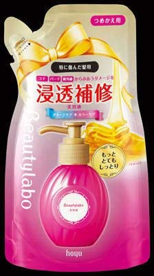 ホーユー ビューティラボ 浸透補修美容液 特に傷んだ髪用 もっととてもしっとり つめかえ用 110ml×27点セット