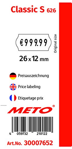 Máquina etiquetadora de precios METO Classic S manual para comercio 7