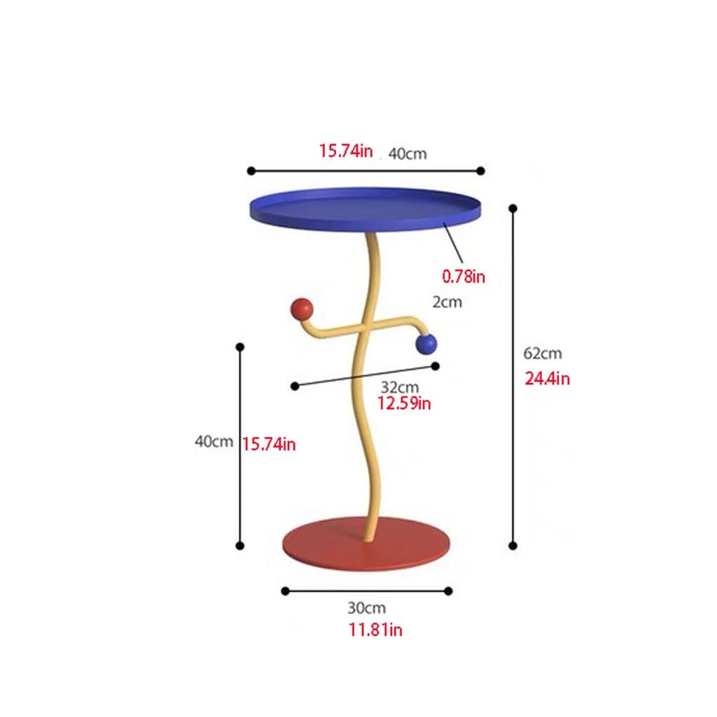 RENEESME Sofa Side Table Creative Design Living Room Sofa Side Table Corner Table Modern Simple Bedroom Storage Placement Sofas for Living Room