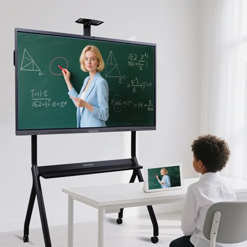 Image of Smart Board 65 inch, Interactive Smartboard Digital Whiteboard with Dual OS Android Windows, Touch Screen Wall Mount for Classroom Business Office